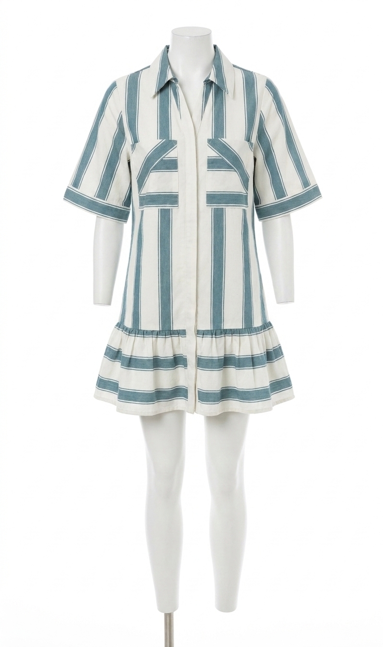 NEW ANNA CATE summer dress in dublin stripe